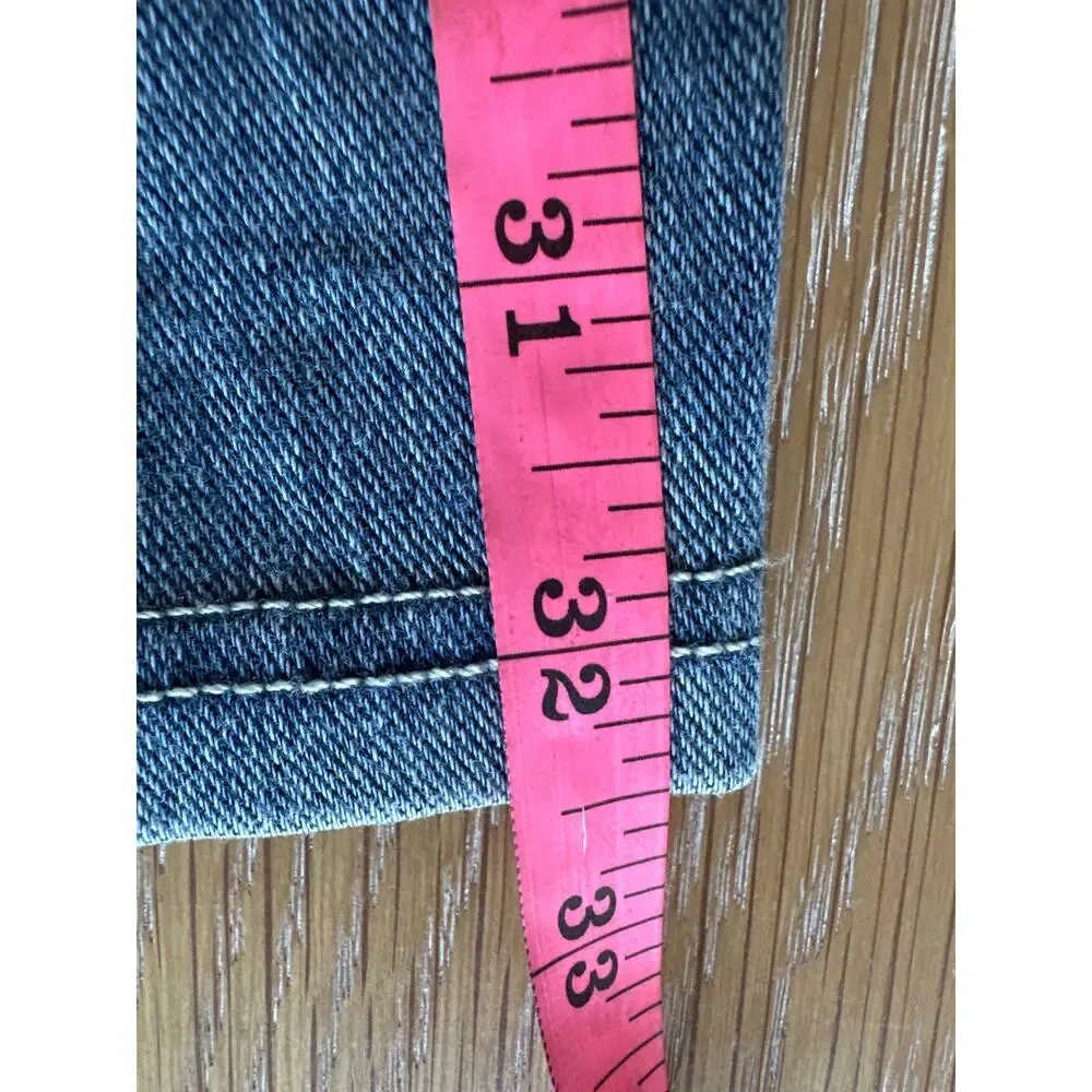 Halara Flex™ High Waisted Skirt Pockets Bodycon Washed Denim Casual Midi NWT XL